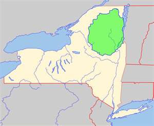 New York State map