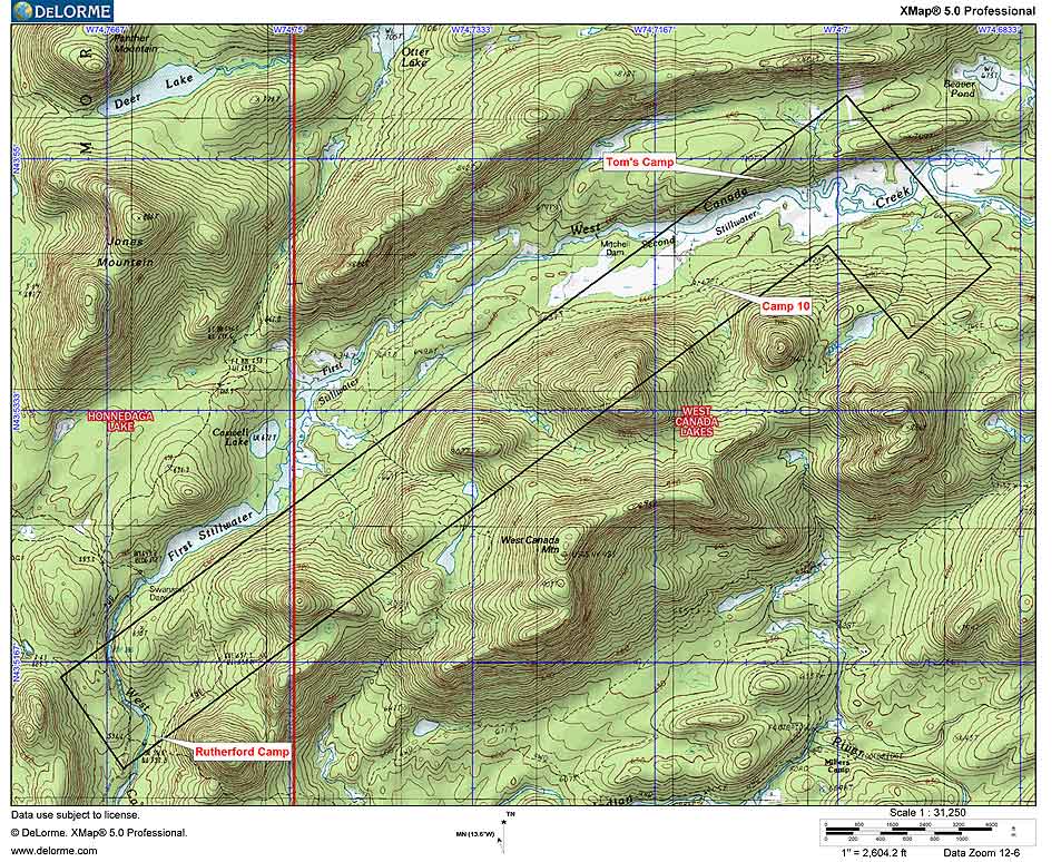 West Canada Property Map